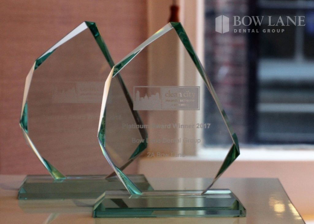 Eco-friendly awards from clean city.