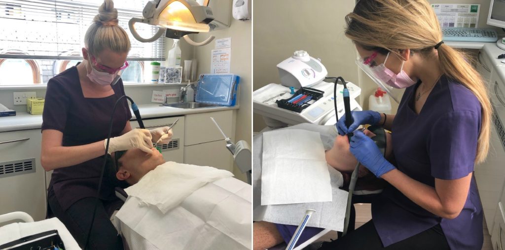 Hygienists at Bow Lane Dental Group.