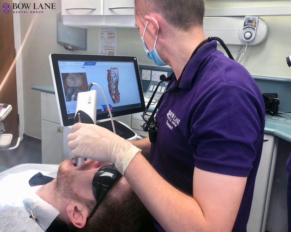 Dentist Stewart using PrimeScan technology